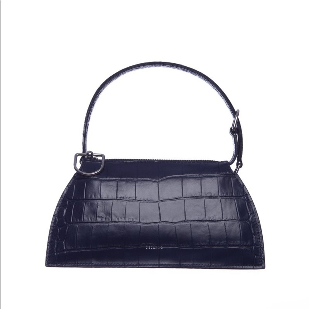 NWT Delaroq croc embossed handbag